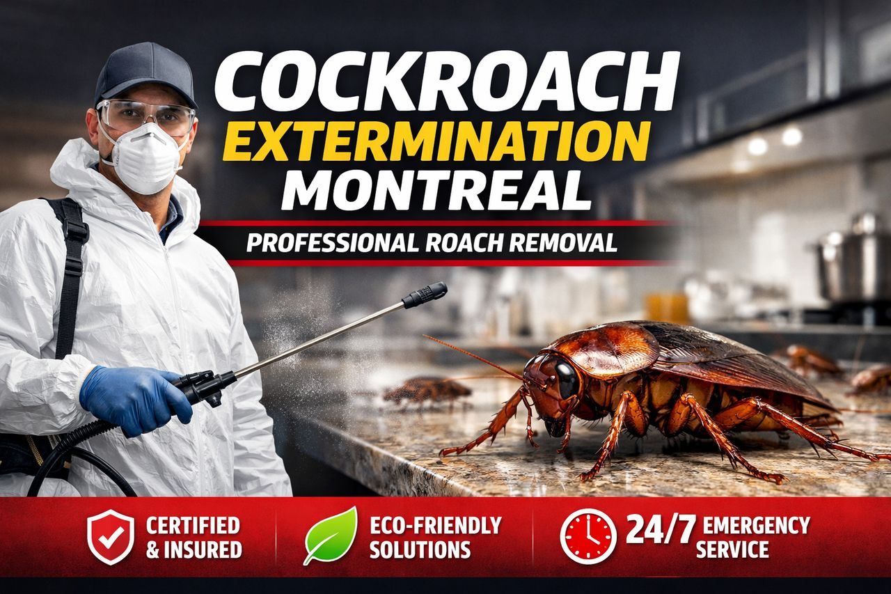 Cockroach Extermination Montreal: Professional Roach Removal