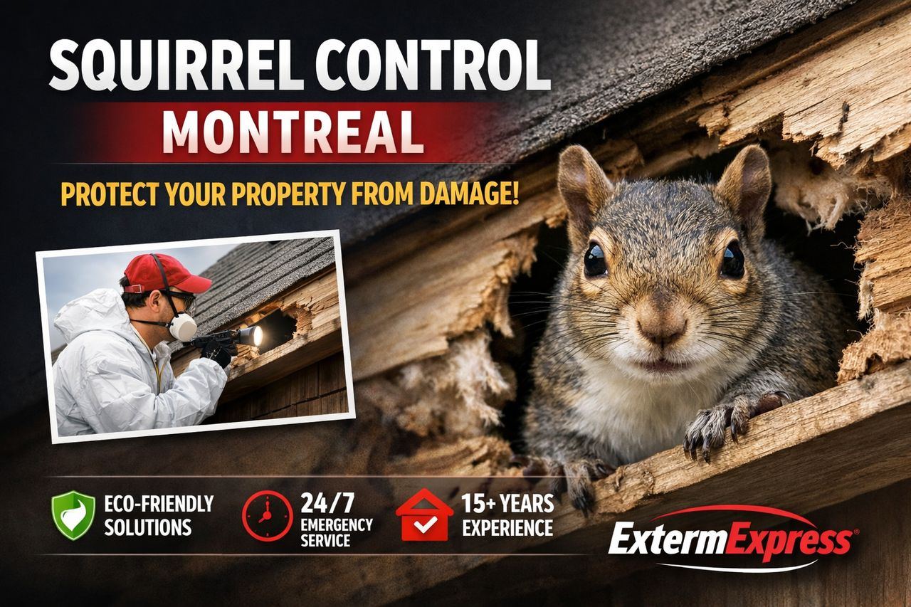 Squirrel Management Montreal: Protect Your Property from Damage