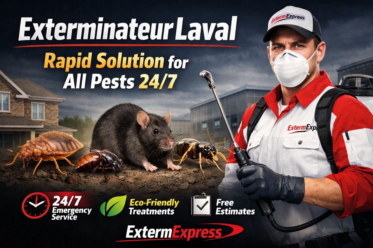 Exterminator Laval: Fast Solution Against All Pests 24/7
