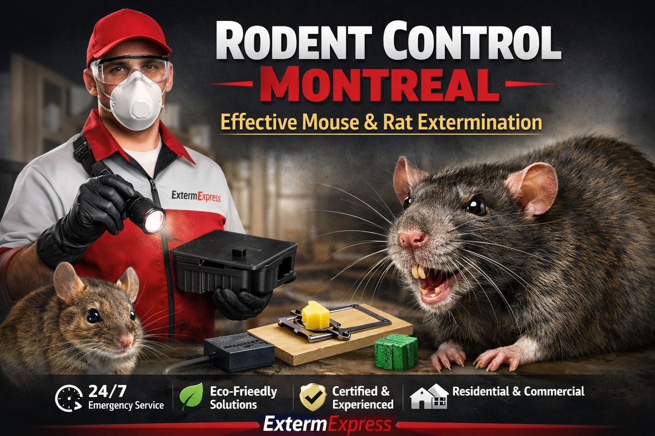 Rodent Control Montreal: Effective Mouse & Rat Extermination