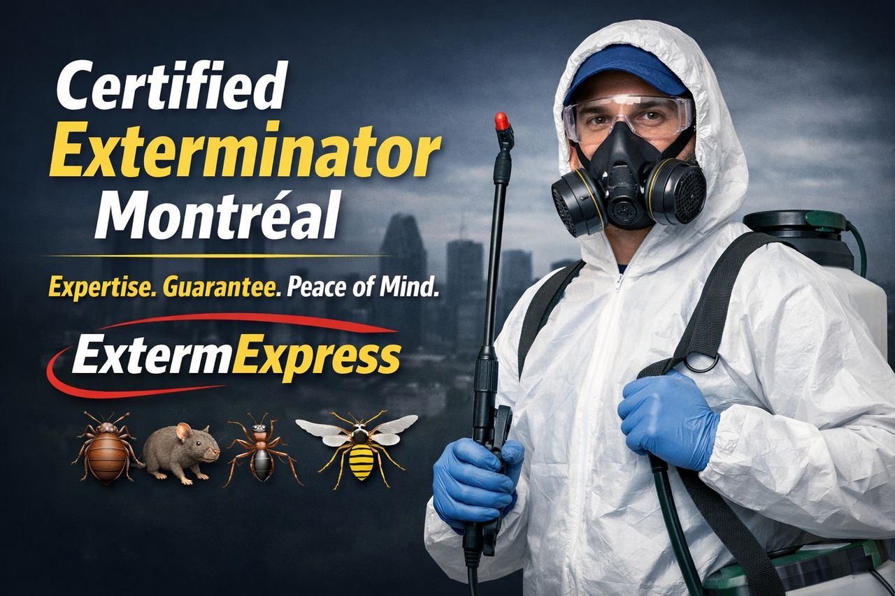 Exterminateur Certifié Montréal: Expertise, Garantie et Tranquillité d'Esprit avec ExtermExpress