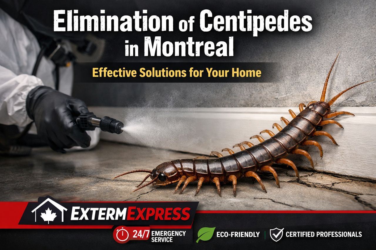 Centipede Extermination in Montreal: Effective Solutions for Your Home