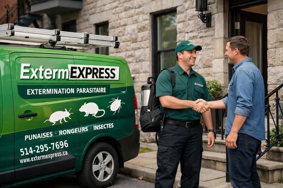 Exterminateur Montréal de Confiance: ExtermExpress, Votre Solution Anti-Parasitaire Complète