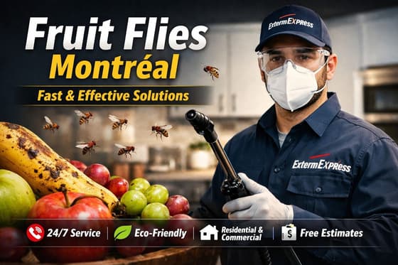 Mouches à Fruits Montréal: Solutions Rapides et Durables