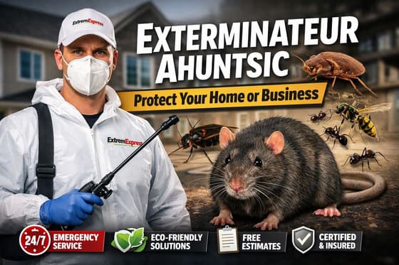 Exterminateur Ahuntsic: Protégez Votre Foyer ou Commerce