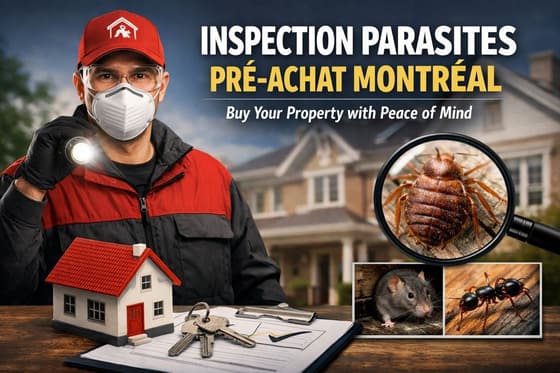 Inspection Parasites Pré-Achat Montréal: Achetez Votre Propriété en Toute Tranquillité