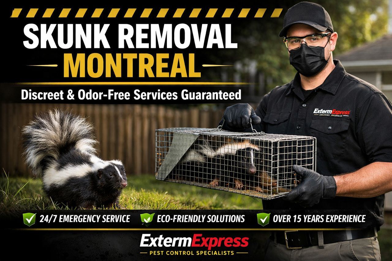 Skunk Removal Montreal: Discreet and Odour-Free Services Guaranteed