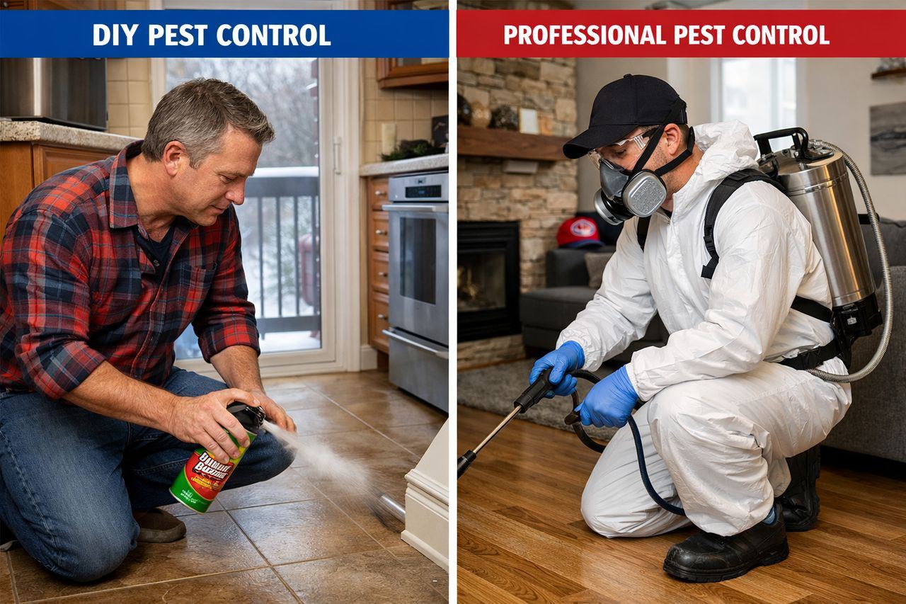 Extermination DIY ou Professionnelle à Montréal? Le Guide Complet 2026