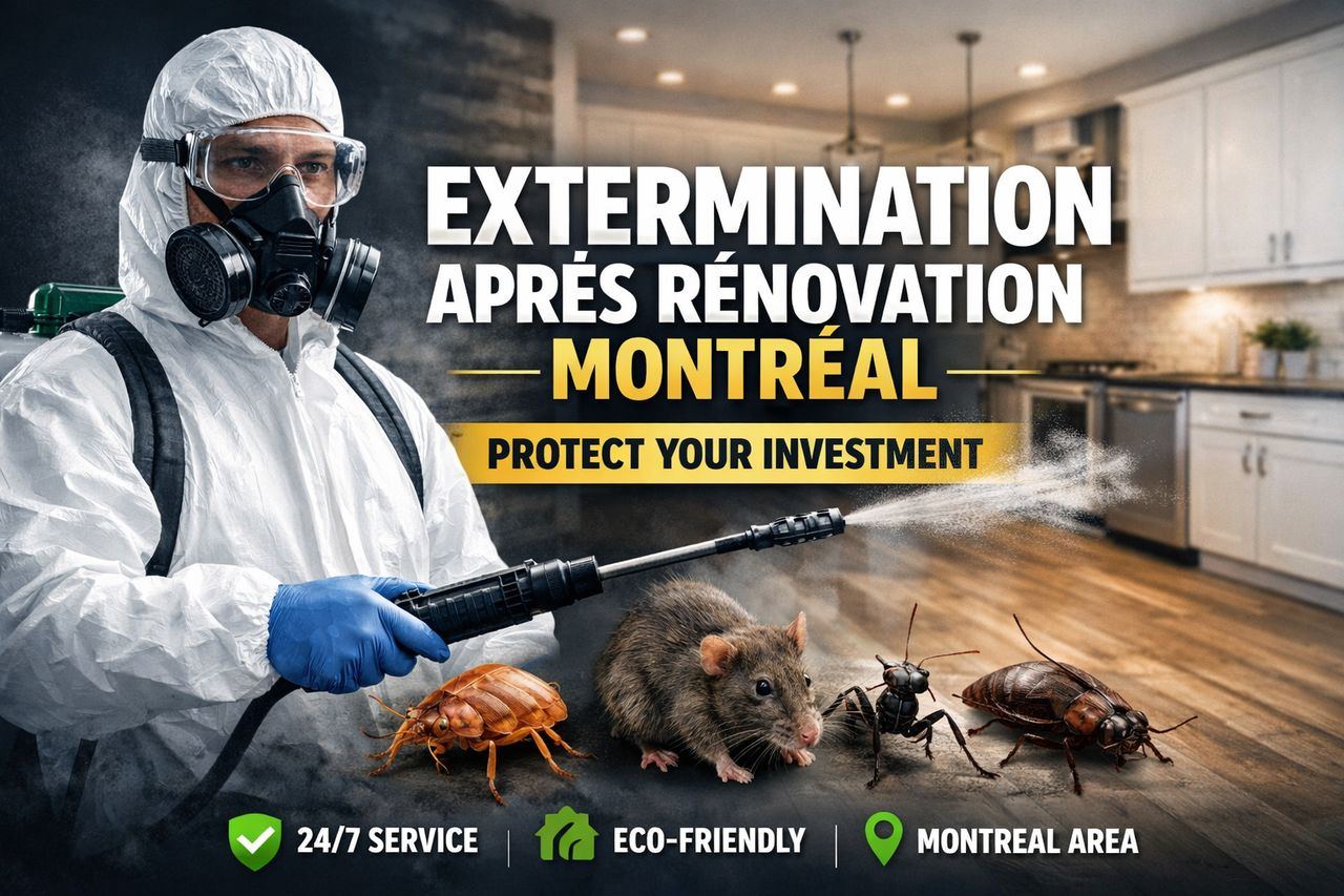 Post-Renovation Pest Control Montreal: Protect Your Investment