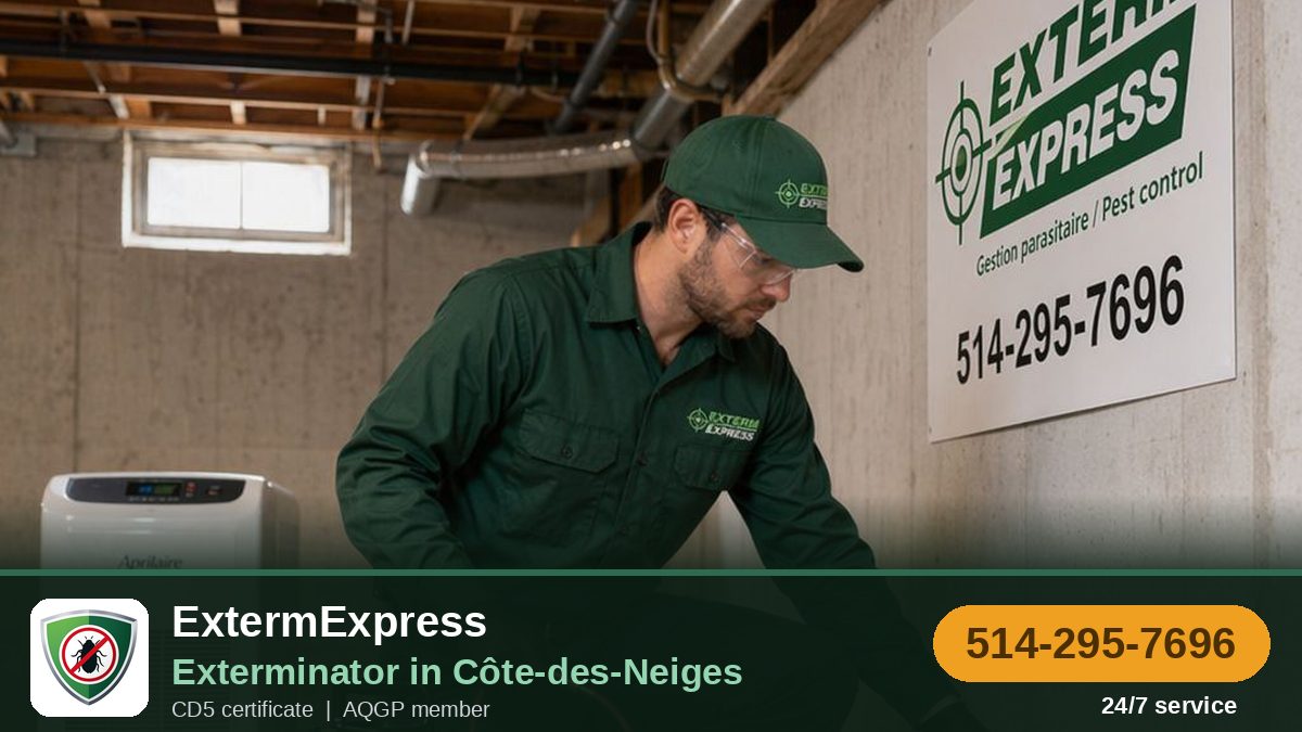ExtermExpress, exterminator in Côte-des-Neiges