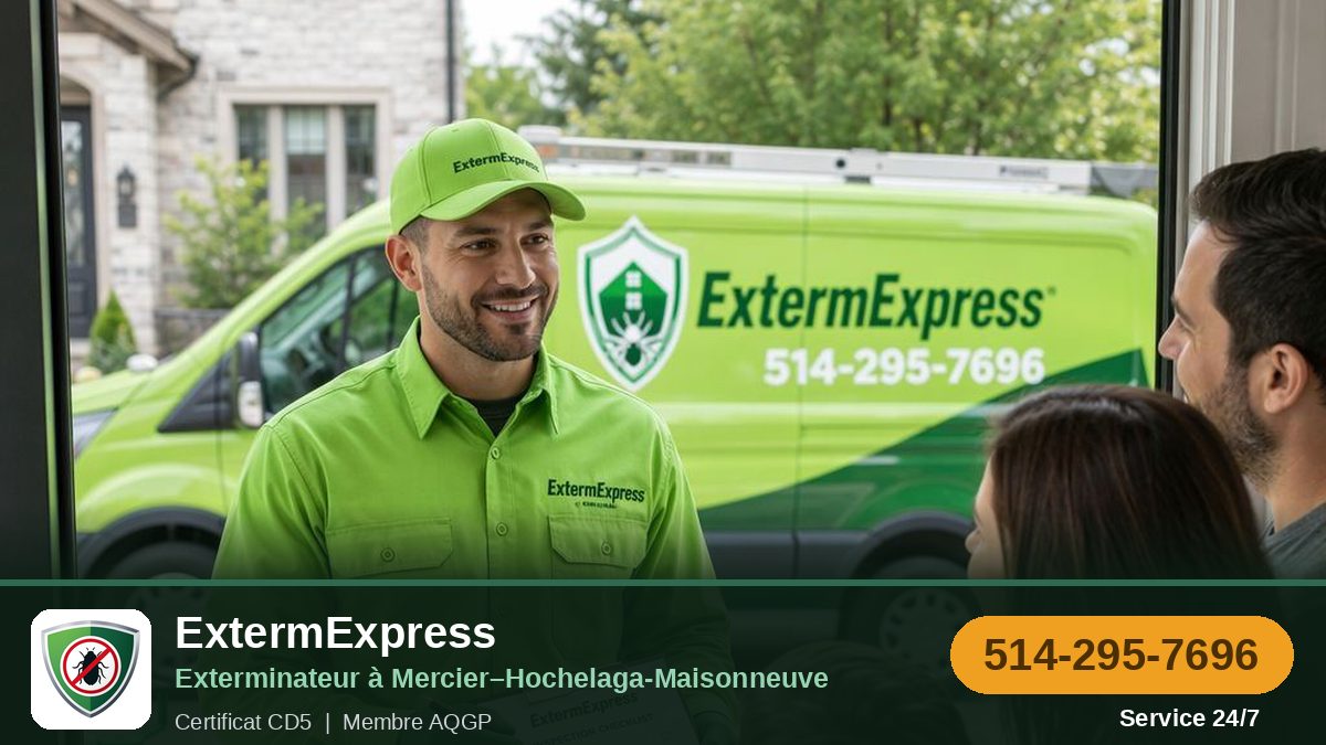 ExtermExpress, exterminateur à Mercier–Hochelaga-Maisonneuve