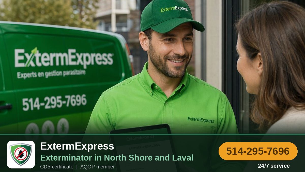 ExtermExpress, exterminator in North Shore and Laval