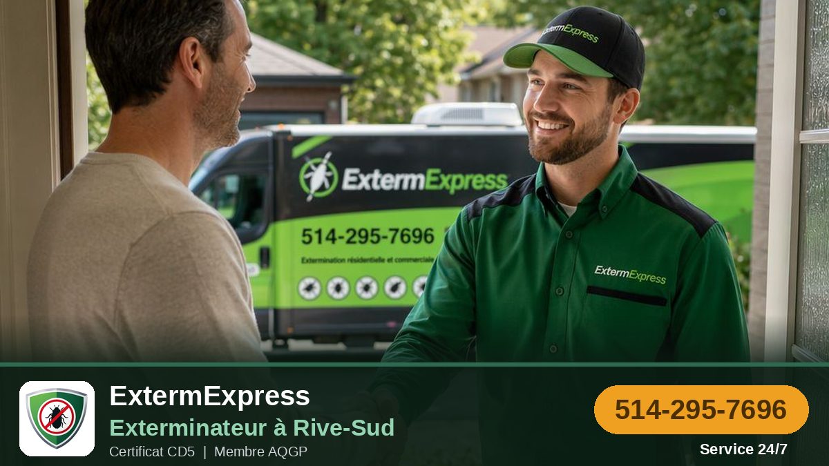 ExtermExpress, exterminateur à Rive-Sud