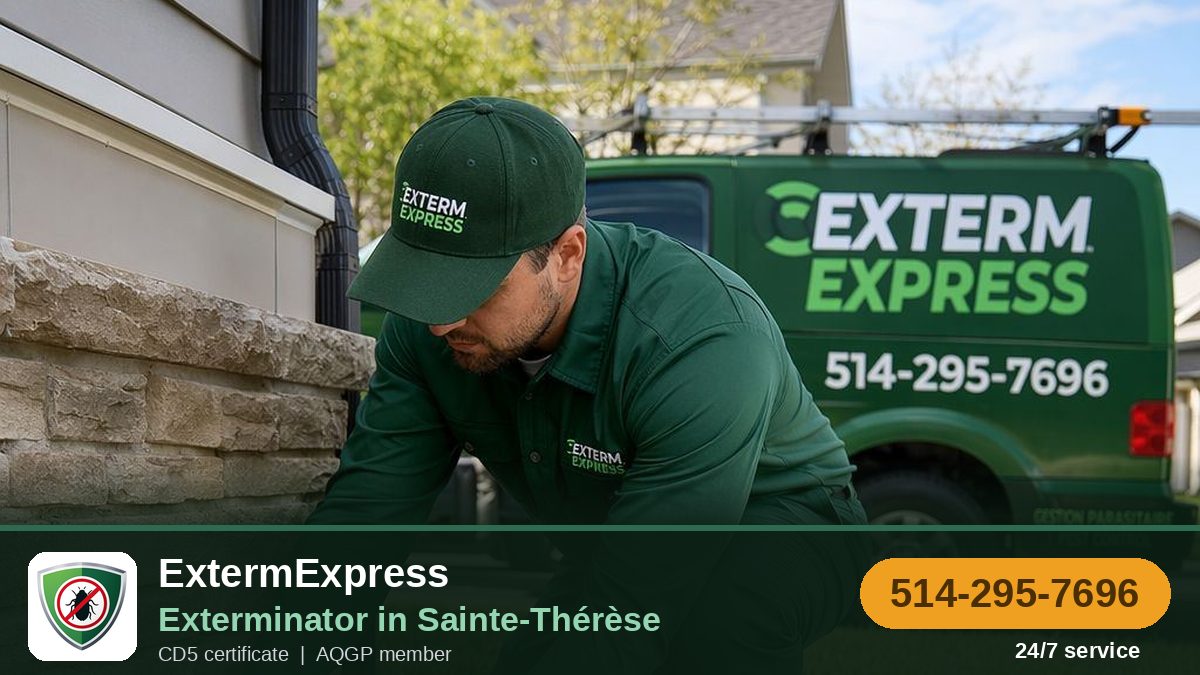 ExtermExpress, exterminator in Sainte-Thérèse